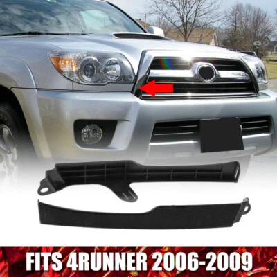 FRONT BUMPER GRILLE HEADLIGHT FILLER TRIM SET RH LH FOR 2006-2009 TOYOTA 4RUNNER - Image 1 of 4