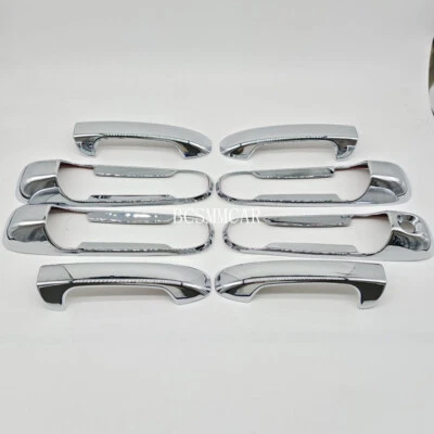 Fit For 2009-2018 Dodge Ram 1500 2500 3500 Chrome Pickup 4 Door Handle Covers — 第 1/4 张图片