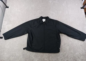 Faded Glory Originals Mens Jacket XL Black Full Zip Collared Polyester Lined - Picture 1 of 18