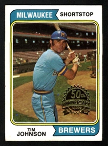 Tim Johnson 2023 Topps Heritage birrai riacquisto numero alto 50° anniversario - Foto 1 di 2
