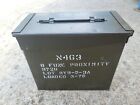 METAL AMMO CAN BOX 50 CAL TALL ARMY M728 FUZE MILITARY 50CAL M2A1