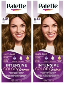 2x Schwarzkopf Palette Intensive Color Creme 6-65 (W5) Nougat - Picture 1 of 9