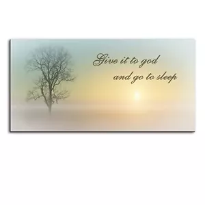 Wall Art for Bedroom of Waterproof Quote Paintings, Family Wall Decor of Mist... - Picture 1 of 9