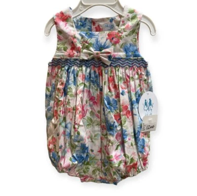 Luli & Me со сборками вышитый пузырь размер 12 месяцев - Изображение 1 из 4