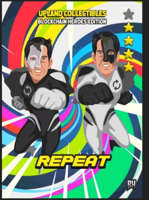 Repeat Upland / Block Chain Heroes NFT Series 1 Legendary - MINT# 48 - Image 1 of 2