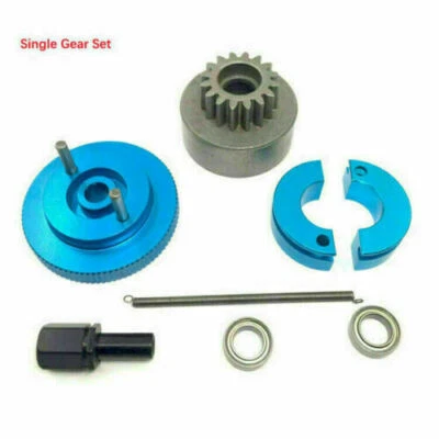 Metal Clutch Bell 16T Gear Flywheel Set For HSP Oil RC 1/10 Truck Buggy Upgrade - Image 1 of 3