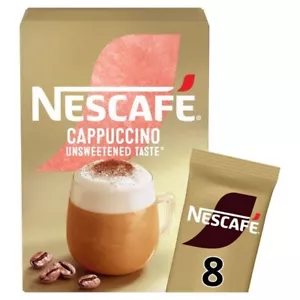 Nescafe Cappuccino Unsweetened Coffee 8 Sachets 113.6g - Picture 1 of 1