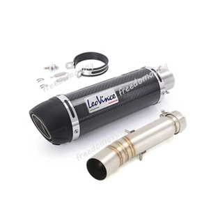 Sistema de escape silenciador escape tubo medio escape para Honda CBR500R CB500X CB500F 2013-2015 - Imagen 1 de 8