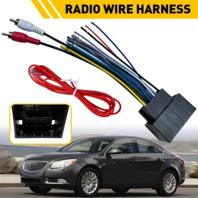 适用于雪佛兰 Spark 2012 - 2015 汽车立体声收音机线适配器线束 EOOH — 第 1/4 张图片