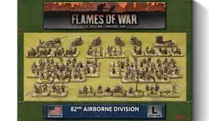 Flames of War American 82nd Airborne Division Army Deal Limited Run Battlefront - Foto 1 di 2