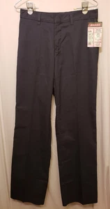 NWT Dickies Women's Black Flat Front Stain/Wrinkle Resist Work Pants Size 6A - Picture 1 of 4