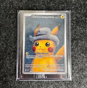 Pikachu with Grey Felt Hat #085 Promo Card Pokémon Van Gogh Museum