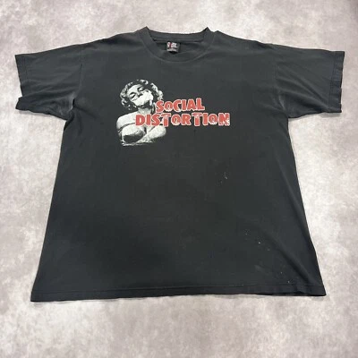 Social Distortion 2001 Tour Shirt by Giant MENS Size XL RARE Faded - Image 1 of 4