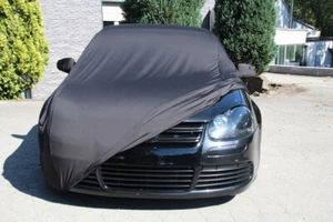 Vollgarage Car-Cover Indoor Schwarz mit Spiegeltaschen für VW Golf 5 - R32 - Picture 1 of 8