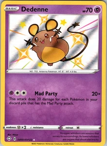 Dedenne SV051/SV122 SWSH: Shining Fates Shiny Vault - NM - Picture 1 of 2