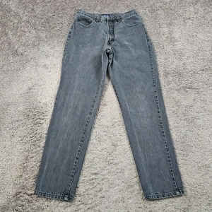 VINTAGE Gap Jeans Womens 12 Long Black High Mom Classic Fit USA Made 28x31 - Picture 1 of 12