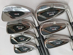 TaylorMade M4 2021 Iron #5-9.P.A(7Clubs)/ATMOS/Flex:R/Iron set - Picture 1 of 11