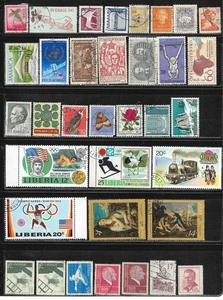 Paquete de estampillas en todo el mundo mezcla de 35 estampillas diferentes colección mundial usadas - Imagen 1 de 1