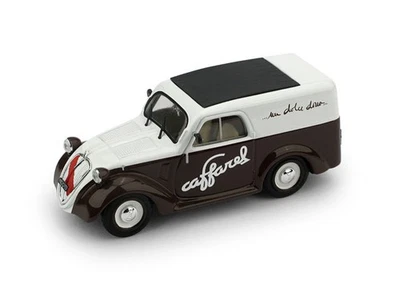 1: 43 Brumm Fiat 500B Van Pubblicitario Caffarel Cioccolato 1950 棕色 白色 R594 — 第 1/2 张图片