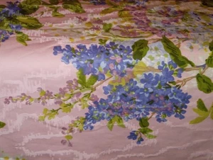 P/KAUFMANN Rosa Blumen Stoff, Boden & Flecken abweisende Oberfläche, 2,75 Yards x 58"w - Bild 1 von 23