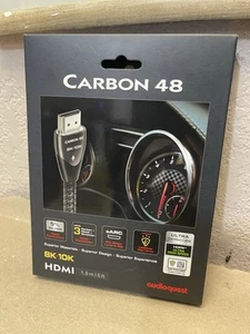 AudioQuest Carbon 48 HDMI Digital Cable; 1.5m Digital Interconnect; 8k - 10k - Picture 1 of 7