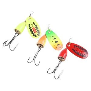 Spinnereische Köder Fishhook Spinner Für Bassforellen Crappie 5pcs/Box - Bild 1 von 12