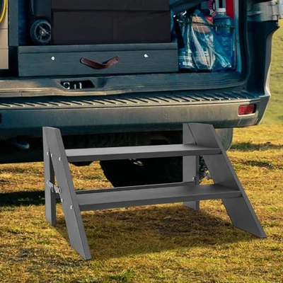68.5*66*42cm Foldable Step Stool, 2 Step Folding RV Step Ladder, RV Step Stool - Image 1 of 4