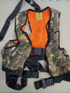 Hunter Safety System Tree Stand Vest Harness Camo Orange Large/XL - Picture 1 of 15