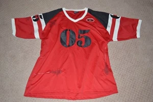 Camisa deportiva FUBU 1992 de colección roja bordada letras para hombre 4X retro colección - Imagen 1 de 5