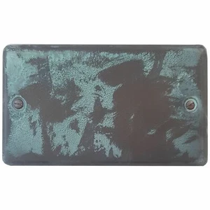 Placa estándar G&H CV32 verdigris 2 bandas doble en blanco placa - Imagen 1 de 1