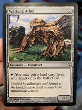 Walking Atlas MP Worldwake MTG Magic the Gathering land drop Same Day Handling