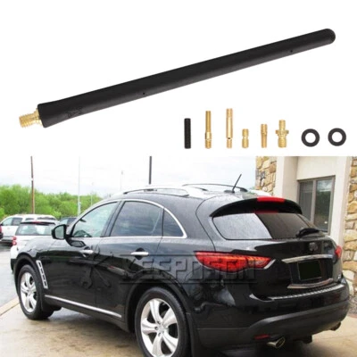 Señal de radio AM/FM de techo de varilla de mástil de antena corta de 7" para INFINITI Fx35 Fx50 QX70 Foto 1 de 4