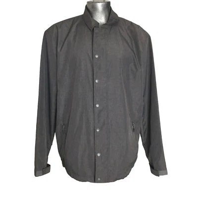 Chaqueta Gramicci Para Hombres El Entrenador Gráfico Forro Cañón Cremallera Completa Gris Talla XL Foto 1 de 4