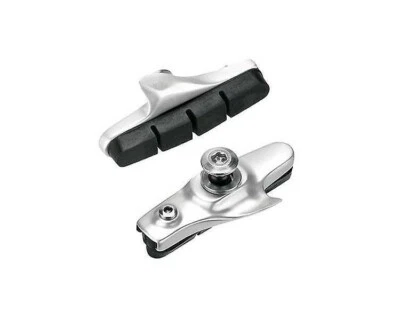 Cartucho de aluminio UltraCycle negro o plateado pastillas de freno para bicicleta de carretera para todo tipo de clima Foto 1 de 2