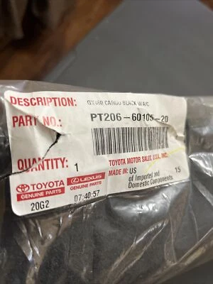 Alfombra de carga Lexus GX460 2010-2023 (NEGRA) PT206-60105-20 venta al por menor $150 Foto 1 de 4