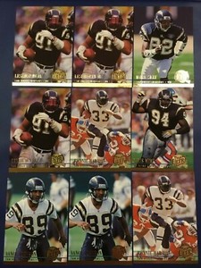 1994 Fleer Ultra SAN DIEGO CHARGERS Lot 15 MARTIN, O'NEAL,HALL,HARMON,VANCE ++