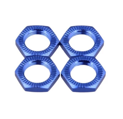 1/8 Rc Car M17 17mm Wheel Nut Aluminu Alloy x4 Fine 12mm Metric Thread 1mm 1.0mm - Image 1 of 4