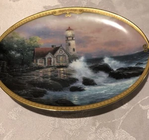 Thomas Kincaid Vintage Teller Hope's Cottage Dekor limitierte Auflage - Bild 1 von 4
