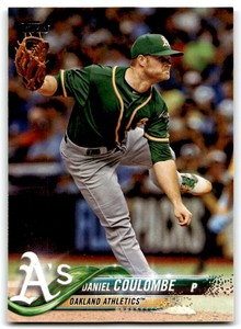 Daniel Coulombe 2018 Topps Series 1 Base #16 Oakland Athletics