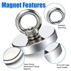 Neodymium Magnets Super Strong Rare Earth Round Fishing Powerful Ring Hole N52
