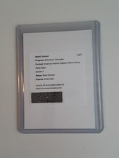 2023 CHRONICLES MARK MCGWIRE PASTIME MAJESTIC MARKS PRINTING PLATE BLACK 1/1