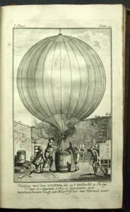 FAUJAS DE SAINT-FOND, HOUTTUNYN Maarten 1784 ballons aérostatiques montgolfière - Imagen 1 de 9