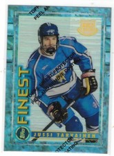 1994-95 FINEST REFRACTOR ROOKIE RC JUSSI TARVAINEN #142 SWEET! OILERS