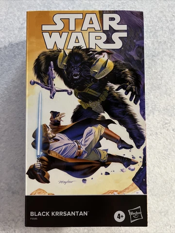 STAR WARS BLACK SERIES Krrsantan Wookiee Bounty Hunter Comics Figure New MIB Cover