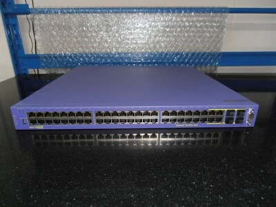 Extreme Networks X450e-48p 48 Port PoE Gig Switch + 4 shared Gigabit SFP Ports - Image 1 of 4