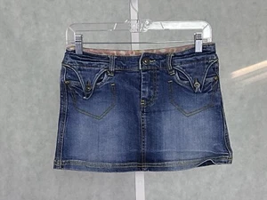 Mudd jeans Denim Mini Skirt juniors Teen Size 3 Blue - Picture 1 of 8