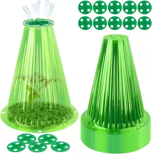 30 Pack Garden Cloches for Plants, Reusable Bell Plant Protector with Rotary Ven - Picture 1 of 7