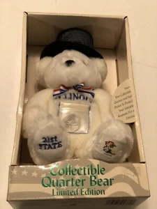 Peluche Illinois orso da collezione quarto edizione limitata nuovo vecchio stock - Foto 1 di 5