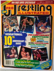 Pro Wrestling Illustrated Magazine - 10th Anniversary Issue! Sept. 1989 NWA WWF - Picture 1 of 19