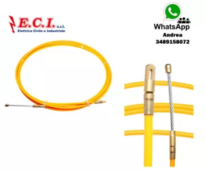 Piloto Sonda Tirar Cable Profesional para Conductos de O Corrugati En Fibra 5MT - Imagen 1 de 1